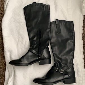 Black Knee High Boots